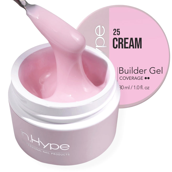 IN.HYPE UV/LED camouflage gel for nail extensions with natural coverage and durability.