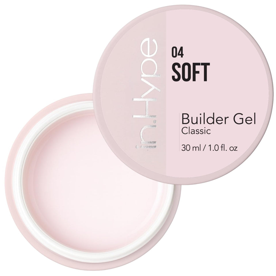 IN.HYPE UV/LED hard builder gel for nail extension with smooth sculpting