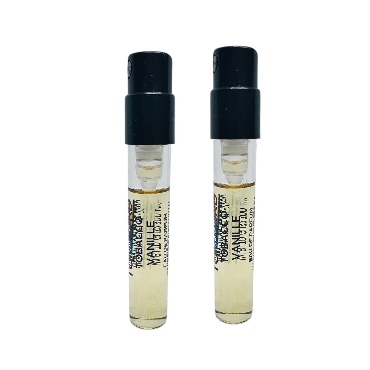 In1mart Tobacco Vanille sampler vial showing warm spicy notes for travel