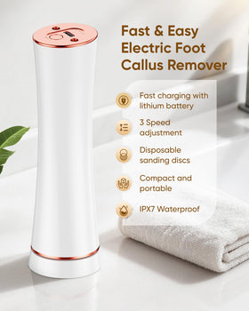 Incamity Electric Foot File pads fine to polish and smooth skin