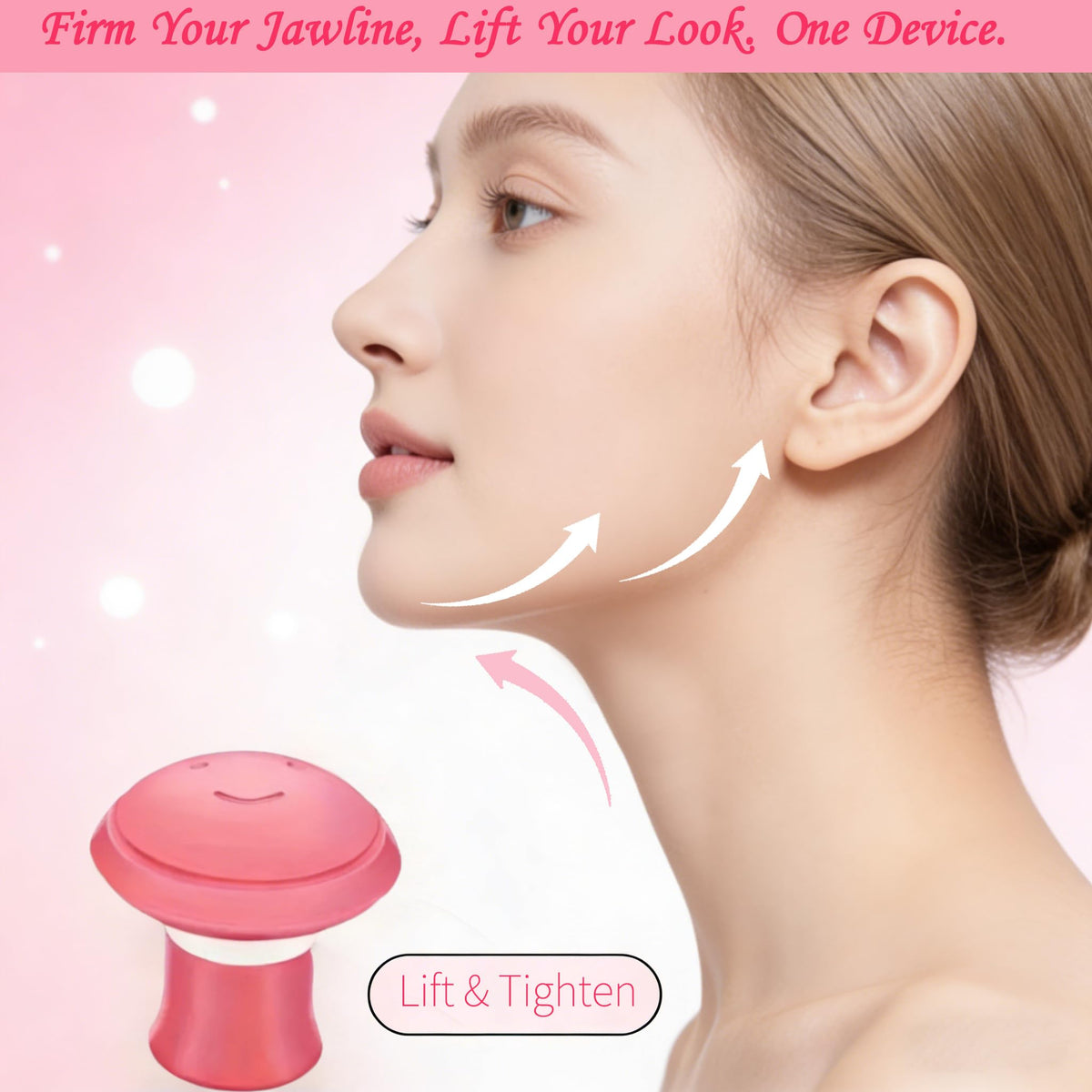 INCANDESCO double chin reducer portable design for quick, easy daily workouts.