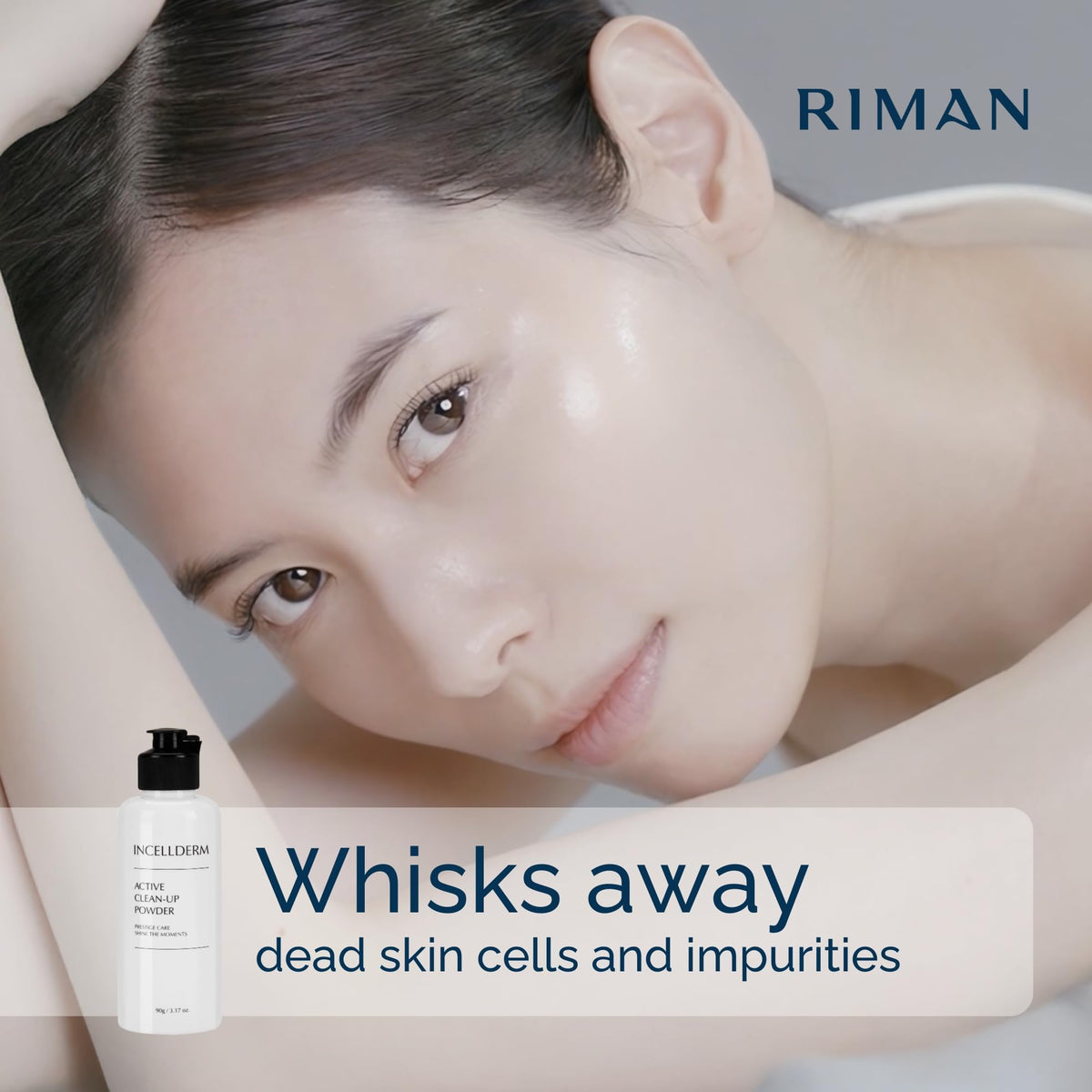 INCELLDERM formula with Centella Asiatica and Hydrolyzed Collagen supporting moisture and elasticity