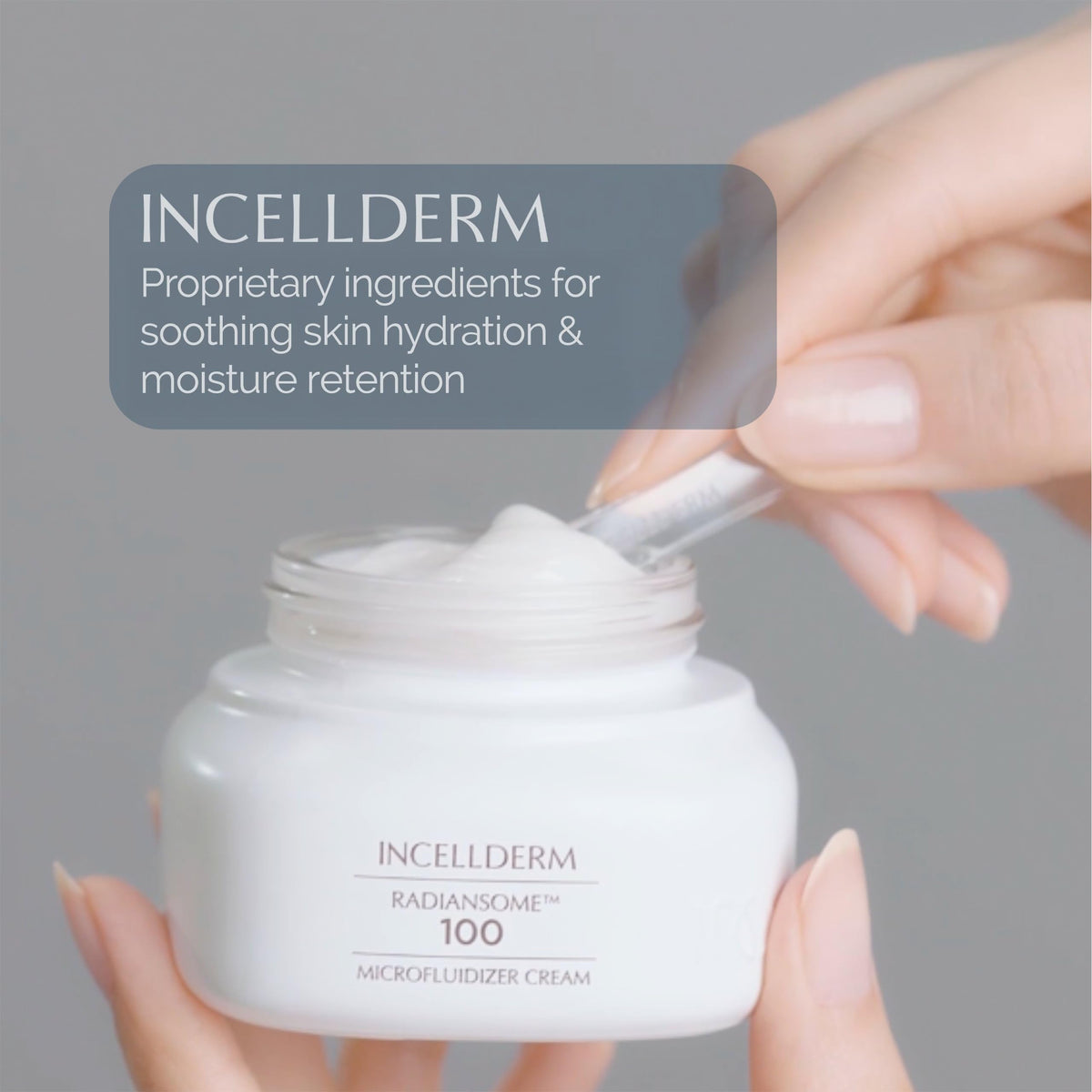 INCELLDERM Radiansome Ampoule vial concentrates nutrients for regeneration