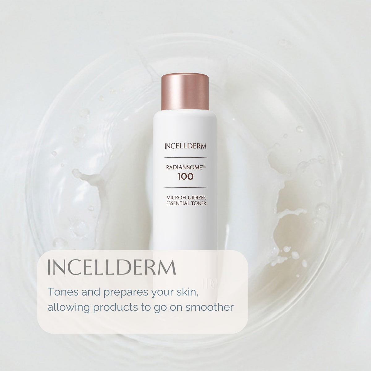 INCELLDERM Radiansome Cream tube provides deep moisture and firming nourishment