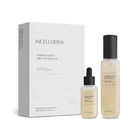 INCELLDERM Riman Booster EX bottle for quick, hydrating skin support.
