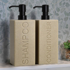 Indecor Home black finish dispenser adds modern luxury to showers.