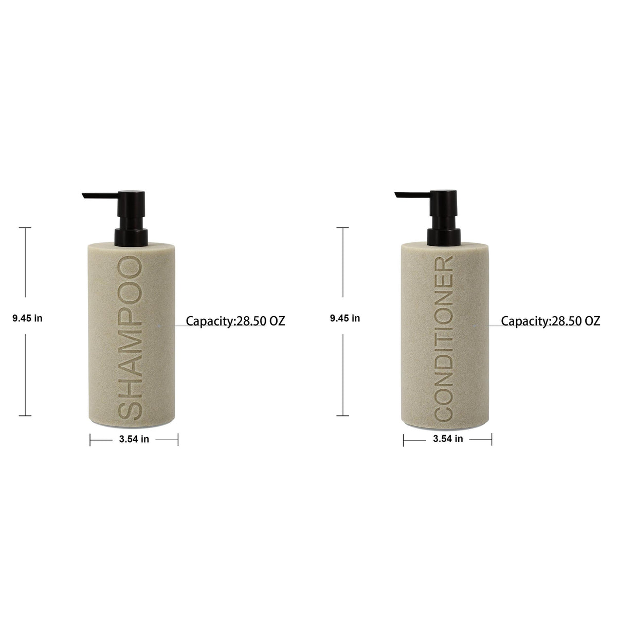 Indecor Home refillable dispenser shown with easy, mess-free refilling.