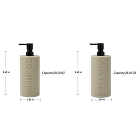 Indecor Home refillable dispenser shown with easy, mess-free refilling.