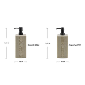 Indecor Home tan finish dispenser offers warm, spa-inspired styling.