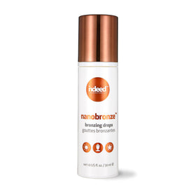 Indeed Nanobronze bottle pour highlights effortless sunless glow.