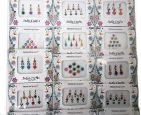 India Crafts bindi for forehead, face, nails: versatile decorative accents