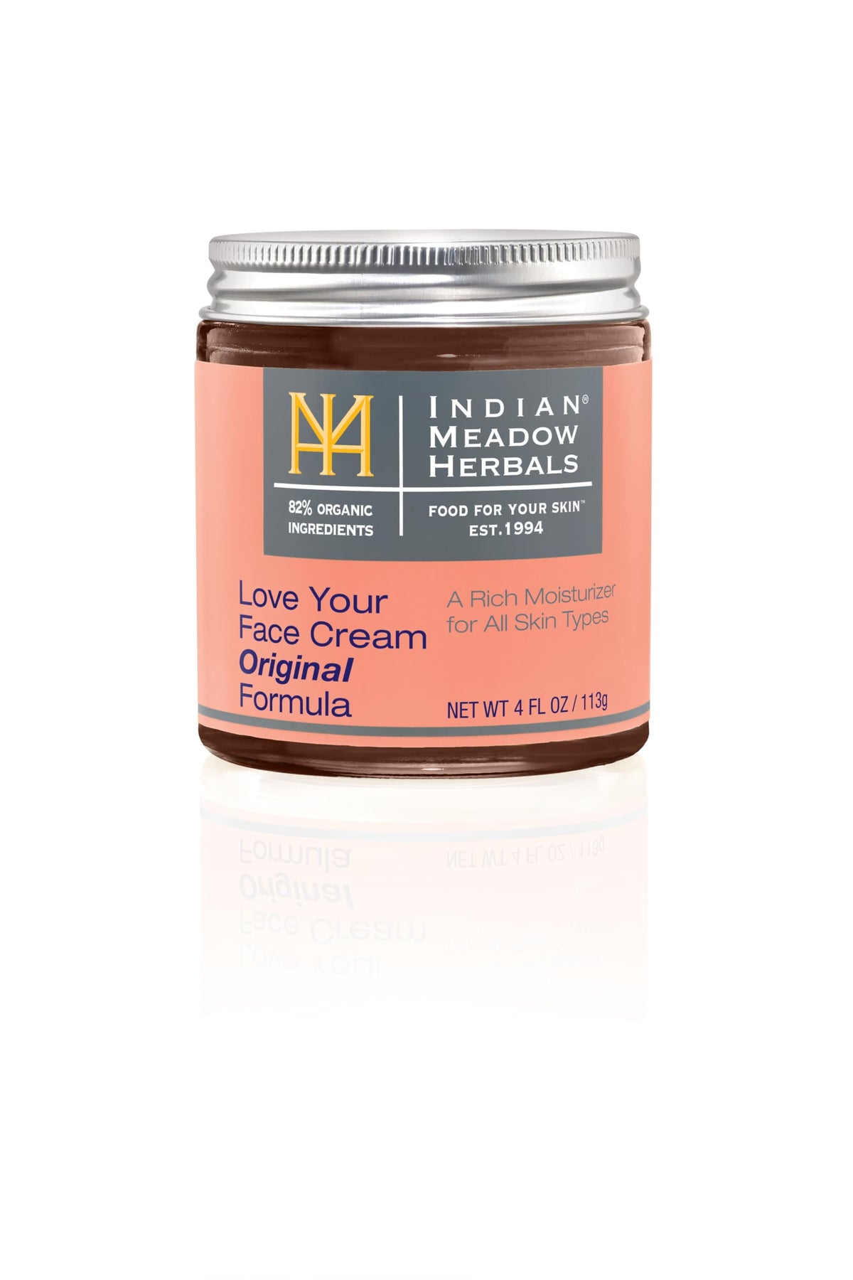 Indian Meadow Herbals Love Your Face Cream jar closeup highlighting rich moisture