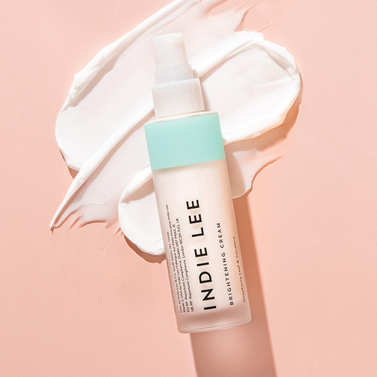 Indie Lee Brightening Cream Centella Asiatica ingredient focus for antioxidant support.