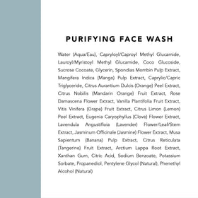 Indie Lee Purifying Face Wash leaves skin soft and radiant after cleansing.