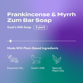 Indigo Wild soap uses natural plant oils and goat milk for gentle cleansing.