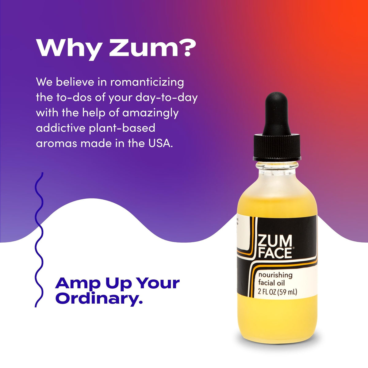Indigo Wild Zum Face Oil texture close-up on skin for hydration