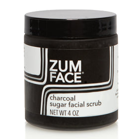 Indigo Wild Zum Face Sugar Scrub bottle, ideal for gentle exfoliation.