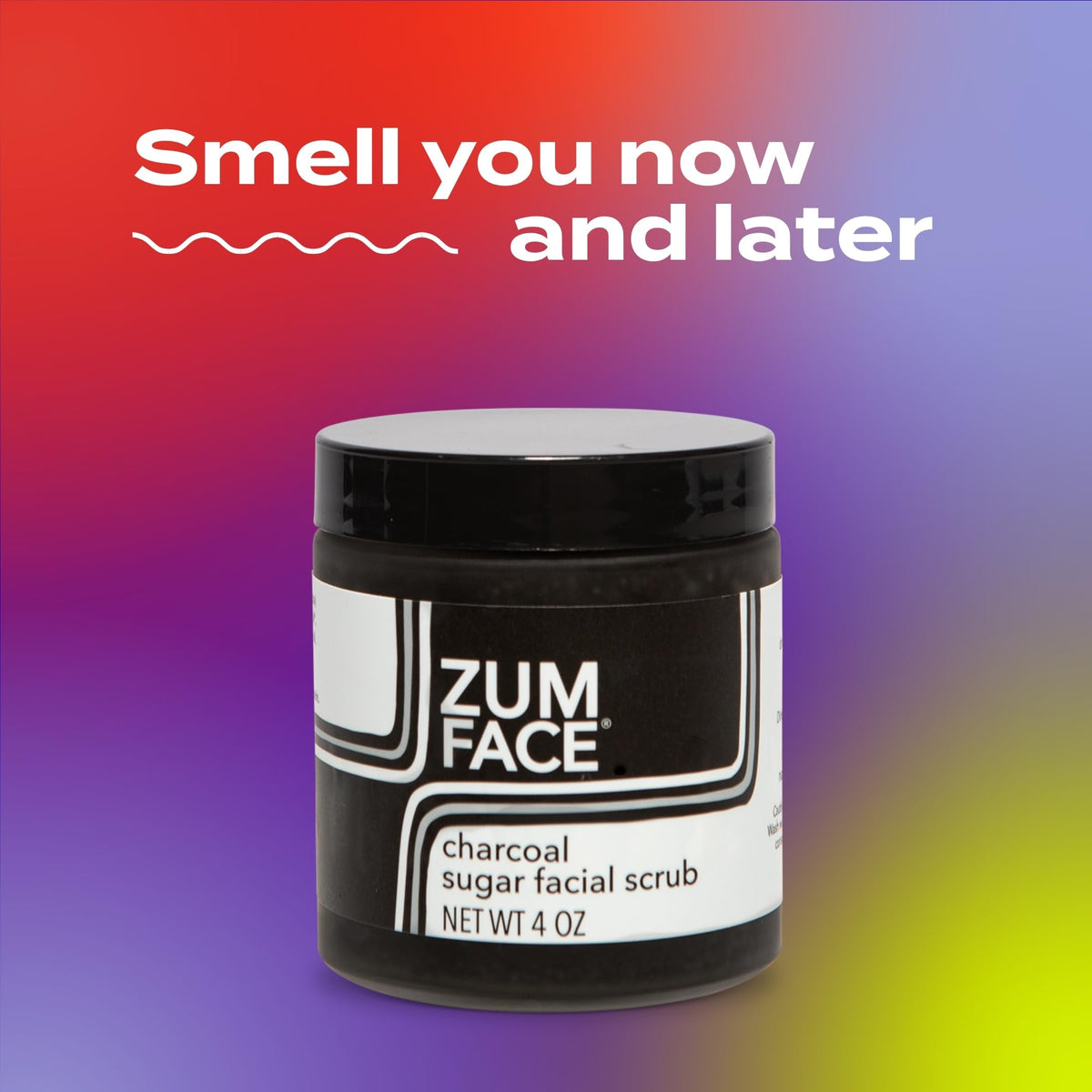 Indigo Wild Zum Face Sugar Scrub charcoal grains for a brighter glow.