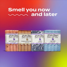 Indigo Wild Zum Goat Milk Soap Bar Frankincense Myrrh scent offers warm aroma