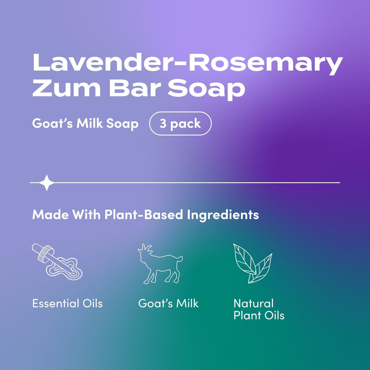 Indigo Wild Zum goat milk soap bar for hands and body gentle cleansing