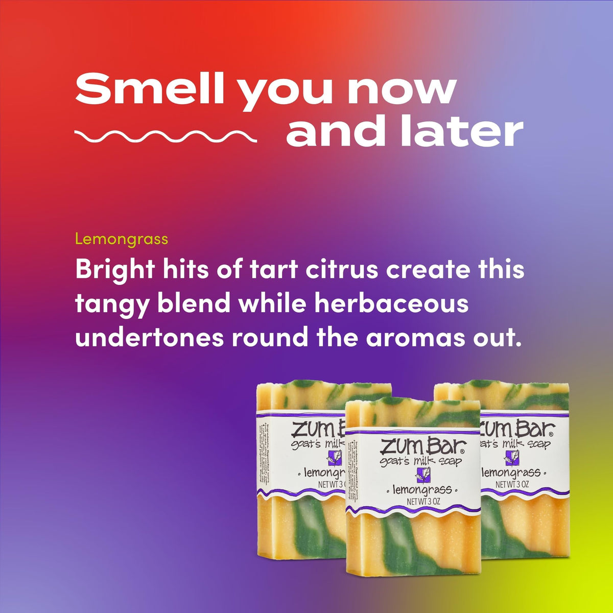 Indigo Wild Zum Goat's Milk Soap Lemongrass lather on hands provides gentle cleanse.