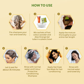 INDUS VALLEY gel color kit shows cruelty-free formula.