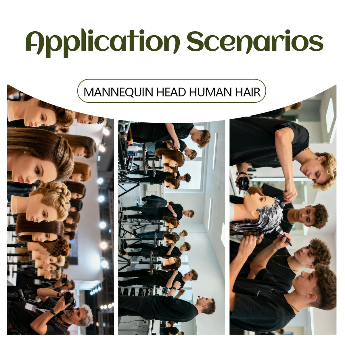 Ineffable kids-friendly head for shared hair-styling sessions and learning.