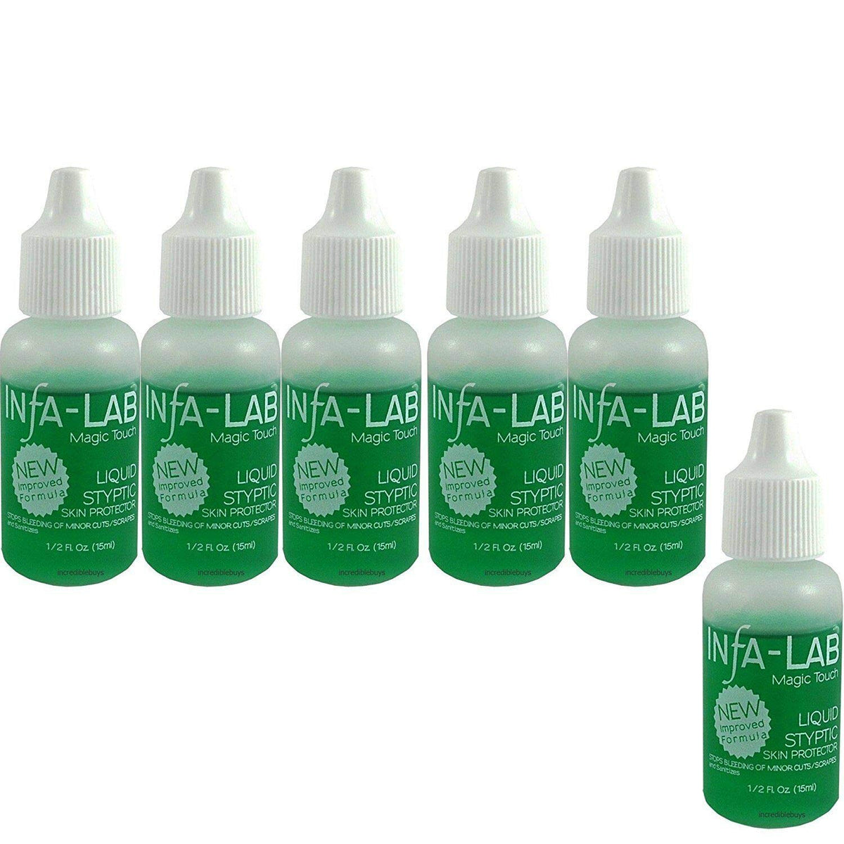 Infalab Magic Touch liquid styptic bottle for quick minor-nick protection and on-the-go use