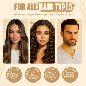 Infina Essentials Bamboo extract leaves backdrop conveying natural hydration and shine.