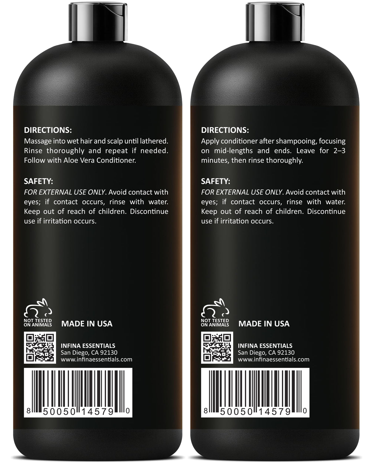 Infina Essentials Hair care setup for easy daily hydrating routine