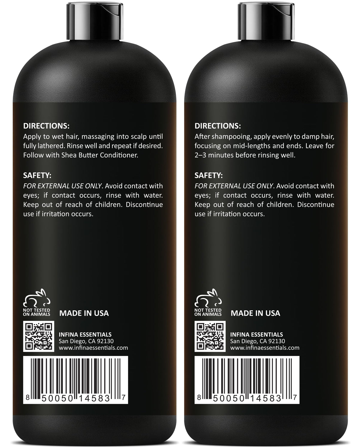 INFINA ESSENTIALS Growth-thickness benefits highlighted on box.