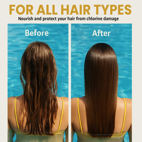 Infina Essentials hair close-up after use showing smoother texture and shine