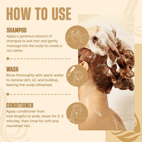 Infina Essentials hair texture close-up showing smooth, hydrated strands.