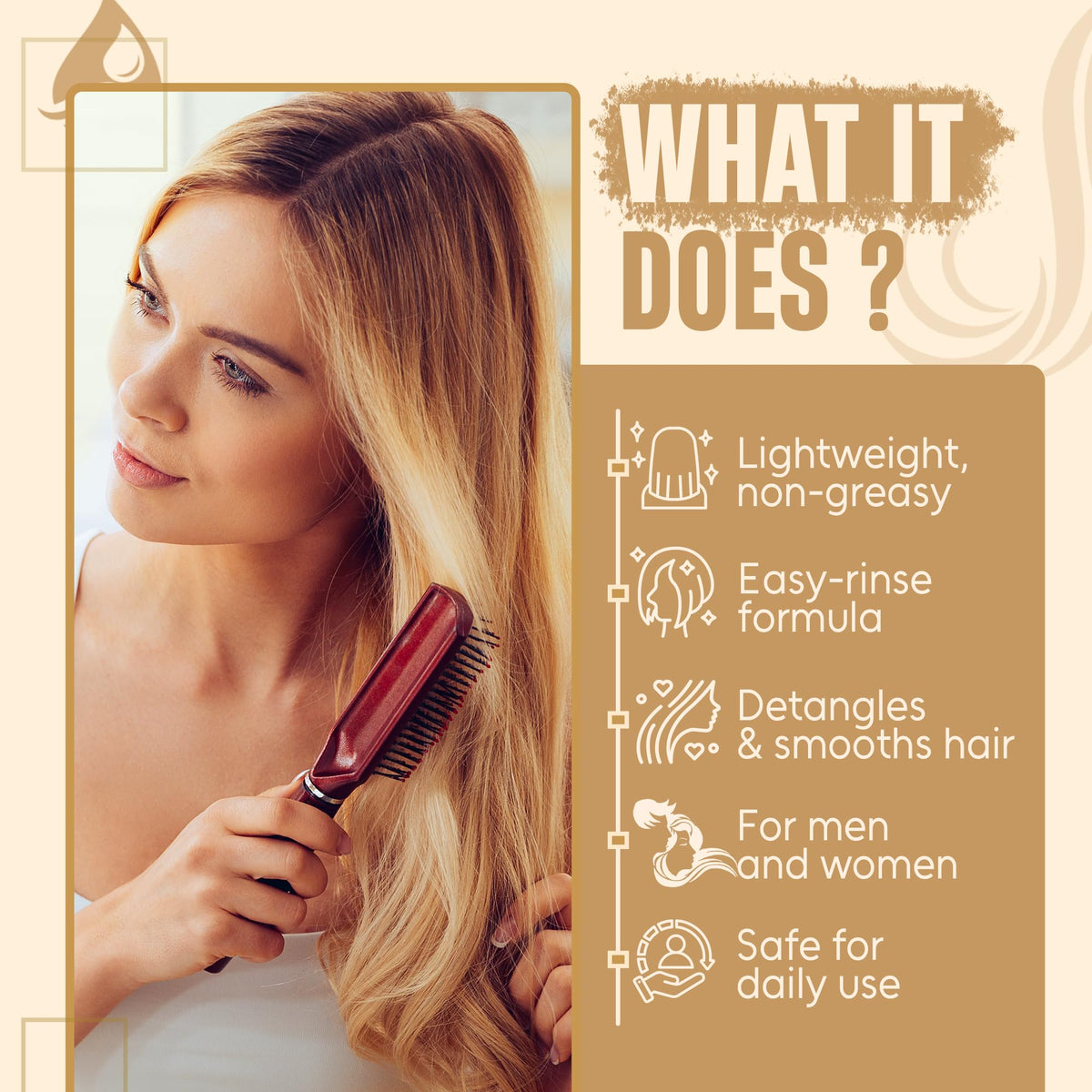 Infina Essentials Keratin Conditioner bottle front emphasizing detangling and silky softness.