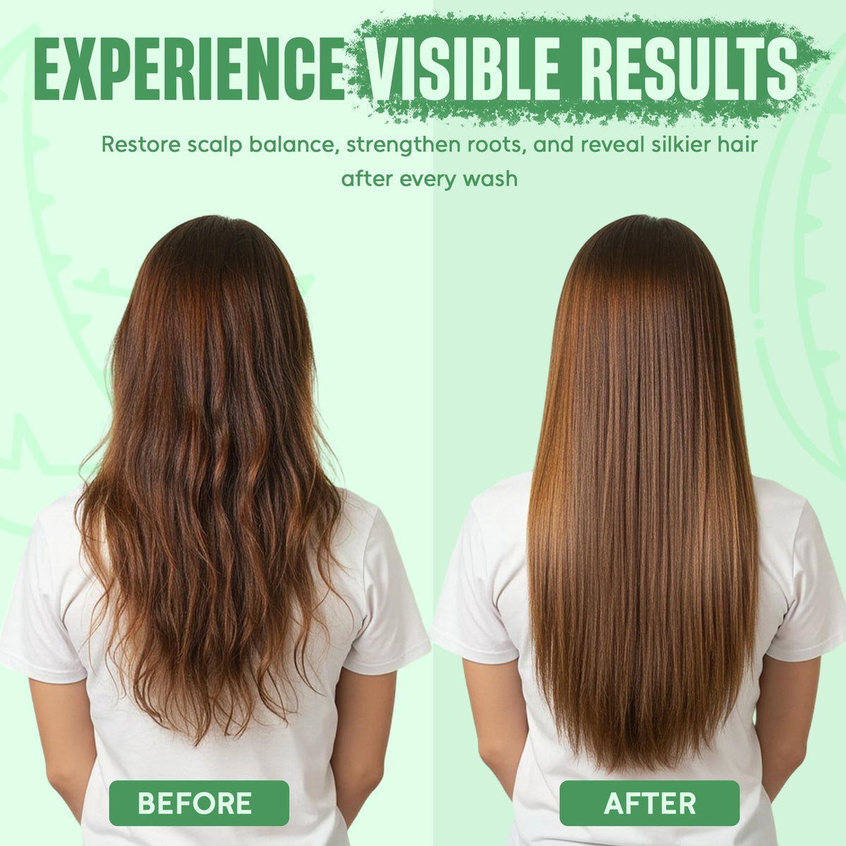 Infina Essentials Scalp care scene emphasizes moisture balance benefits