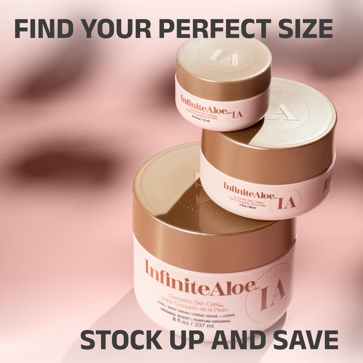 InfiniteAloe glow-after-application closeup showing refreshed skin.
