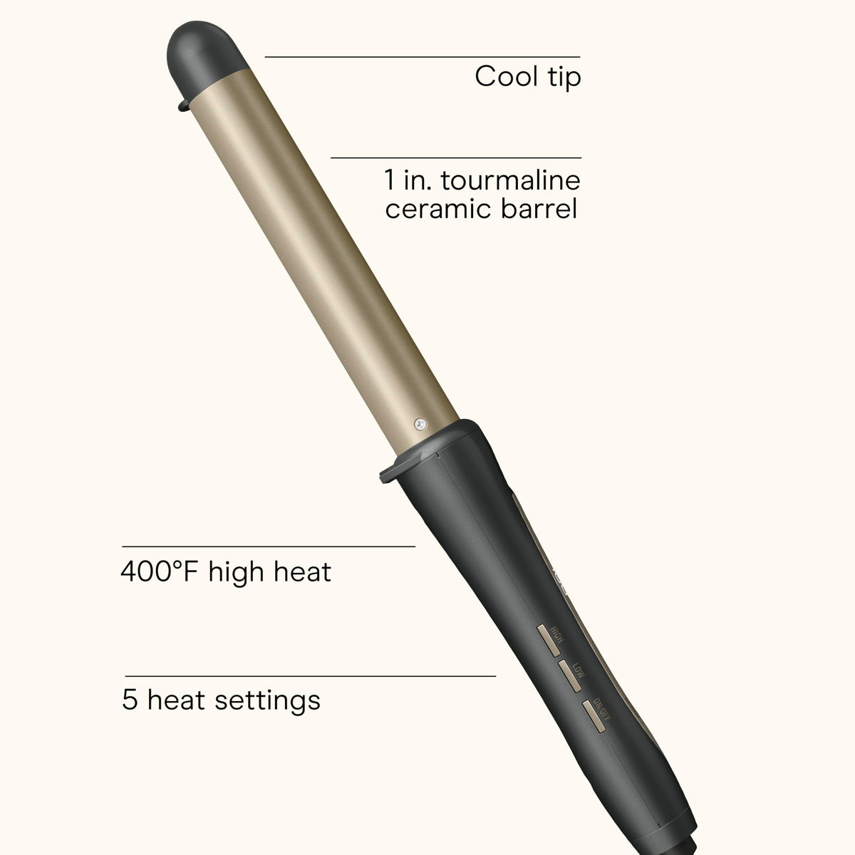 INFINITIPRO by Conair 1-inch barrel waves for defined style