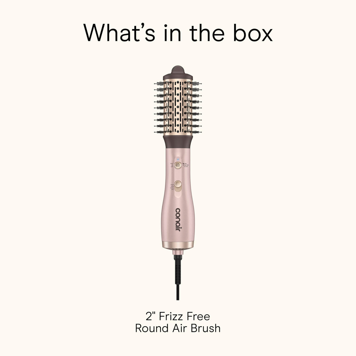 INFINITIPRO by CONAIR in-use during a blow-dry to reduce frizz