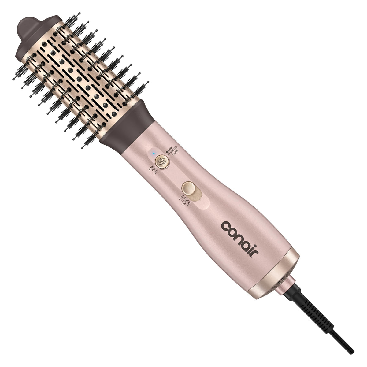 INFINITIPRO by CONAIR top view of the 2-inch round air brush for smooth detangling