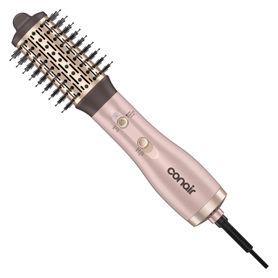 INFINITIPRO by CONAIR top view of the 2-inch round air brush for smooth detangling