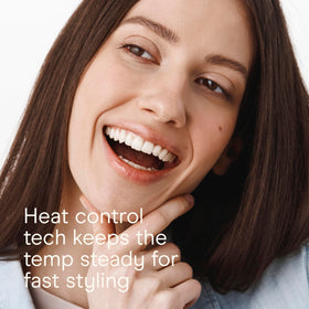 Infiniti PRO by Conair heat settings show flexible styling options