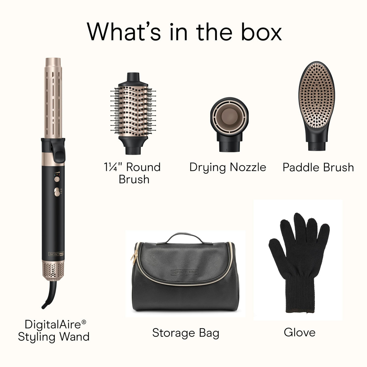 InfinitiPRO by Conair ceramic heat delivers even styling.