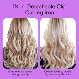 Dark gray finish adds a professional, premium feel to styling tools.