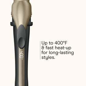 Digital LED display helps you set and monitor precise temperature.