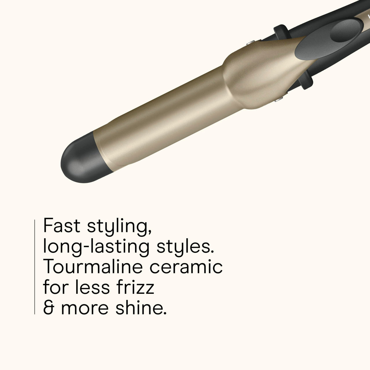 True ceramic heater heats quickly for fast, even styling results.