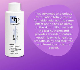 Infinito Colors BotoSmart clarifying shampoo applied to hair for thorough coverage