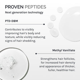 InfiniWell label close-up showing peptide formula details