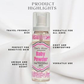 Infinix Baby Powder Scent Mist in daily-use scenario for versatile wear