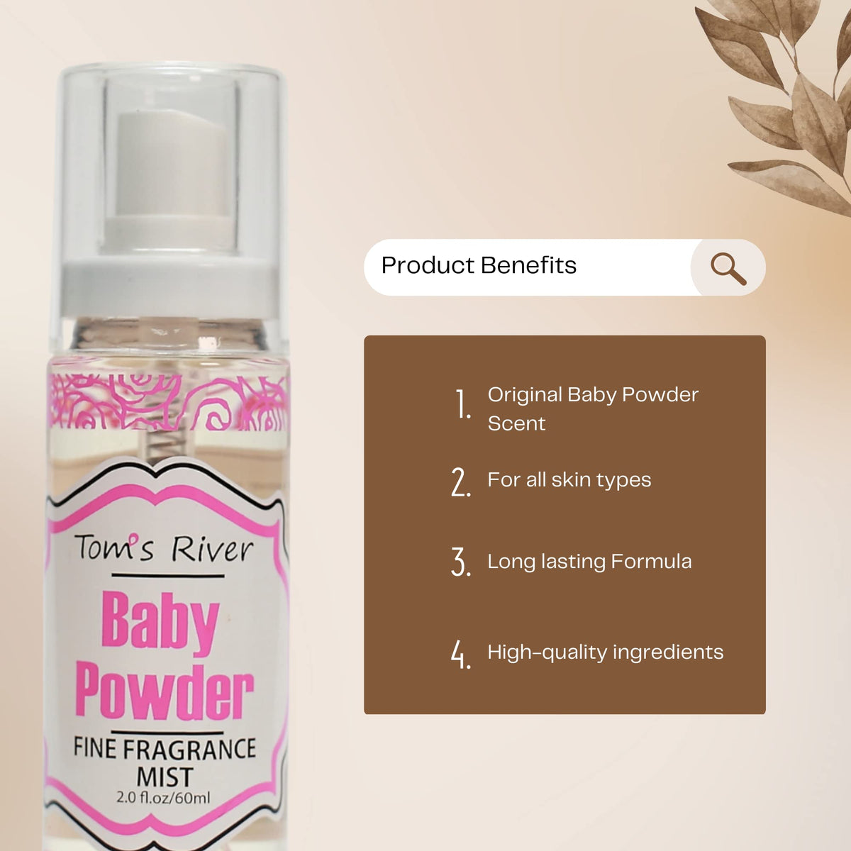 Infinix Baby Powder Scent Mist applied on wrist and neck for a subtle aura