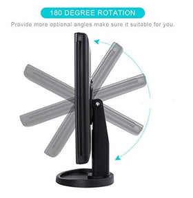 Infitrans trifold mirror 2x magnification helps shaping brows with detail